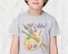 I Arted Shirt, Funny Painting T-Shirt, Artist Birthday Gift