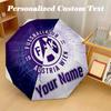 8 Rib Auto Folding Umbrella Austria Wien FC Print Custom Name Text Portable Rain Gear
