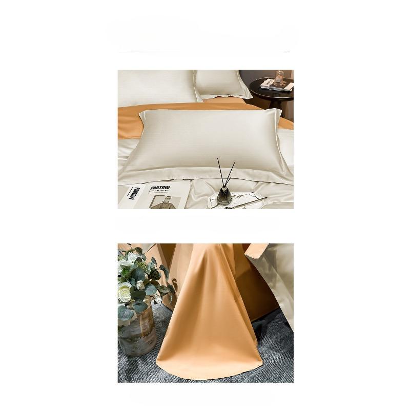 Czteroczęściowy zestaw z długimi odcinkami bawełny klasy A dla matek i dzieci Xinjiang z czystej bawełny kombinowana poszwa na kołdrę prześcieradło lekka luksusowa pościel