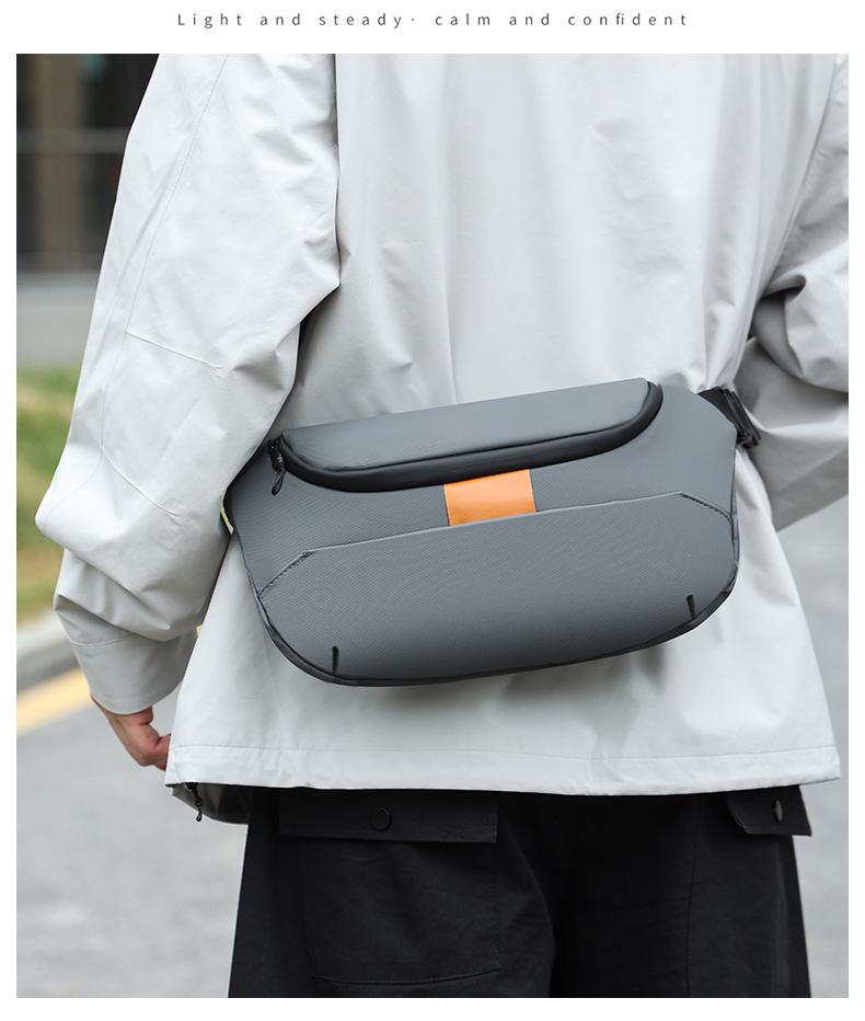 Trendy Men's Minimalist Crossbody Backpack: Lightweight, Stylish, and Functional for Outdoor Use