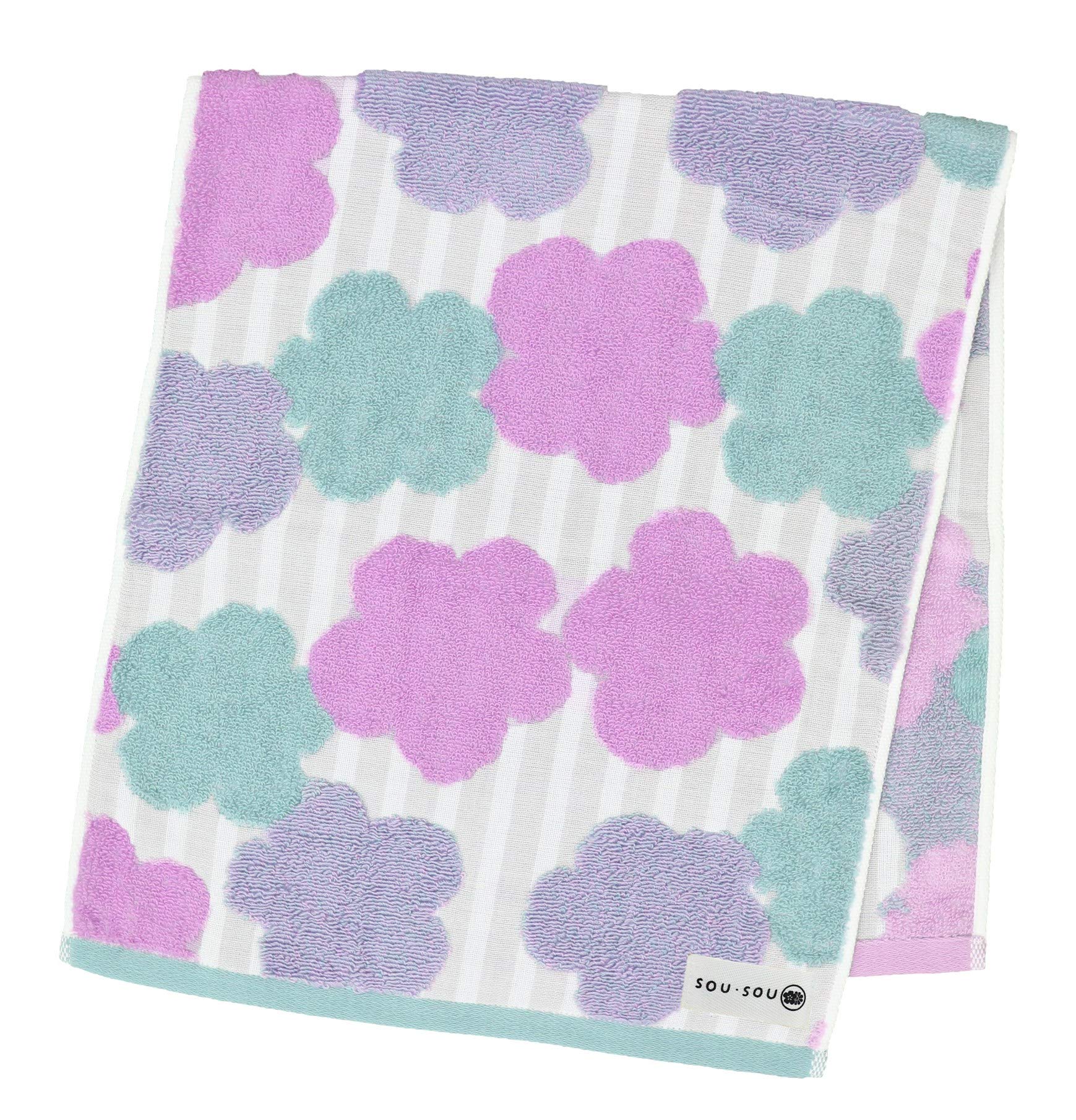 

Marushin Face Cloth Grass Sky Rose Made in Imabari Certified 6165003700 SOU SOU Towel, 34x80cm, Pattern, Japan, Towel,