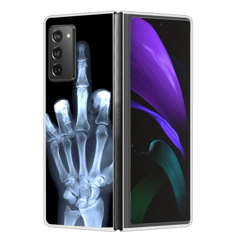 Cool Case For Samsung Z Fold 6 5 4 3 Case Hard Clear Plastic Cover For Samsung Galaxy Z Fold 2 5 6 Phone Case Funda ZFold2 Coque