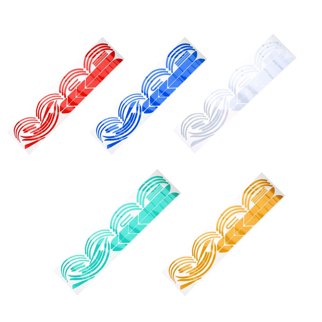 Electric Scooter Reflective Stickers Waterproof Scooter Decal Wheel Hub Protective Reflective Sticker Scooter Parts