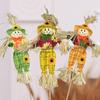 Halloween Witch Scarecrow Ornament Park Restaurant Mall Harvest Festival Cute Standing Pumpkin Doll Decoration Props