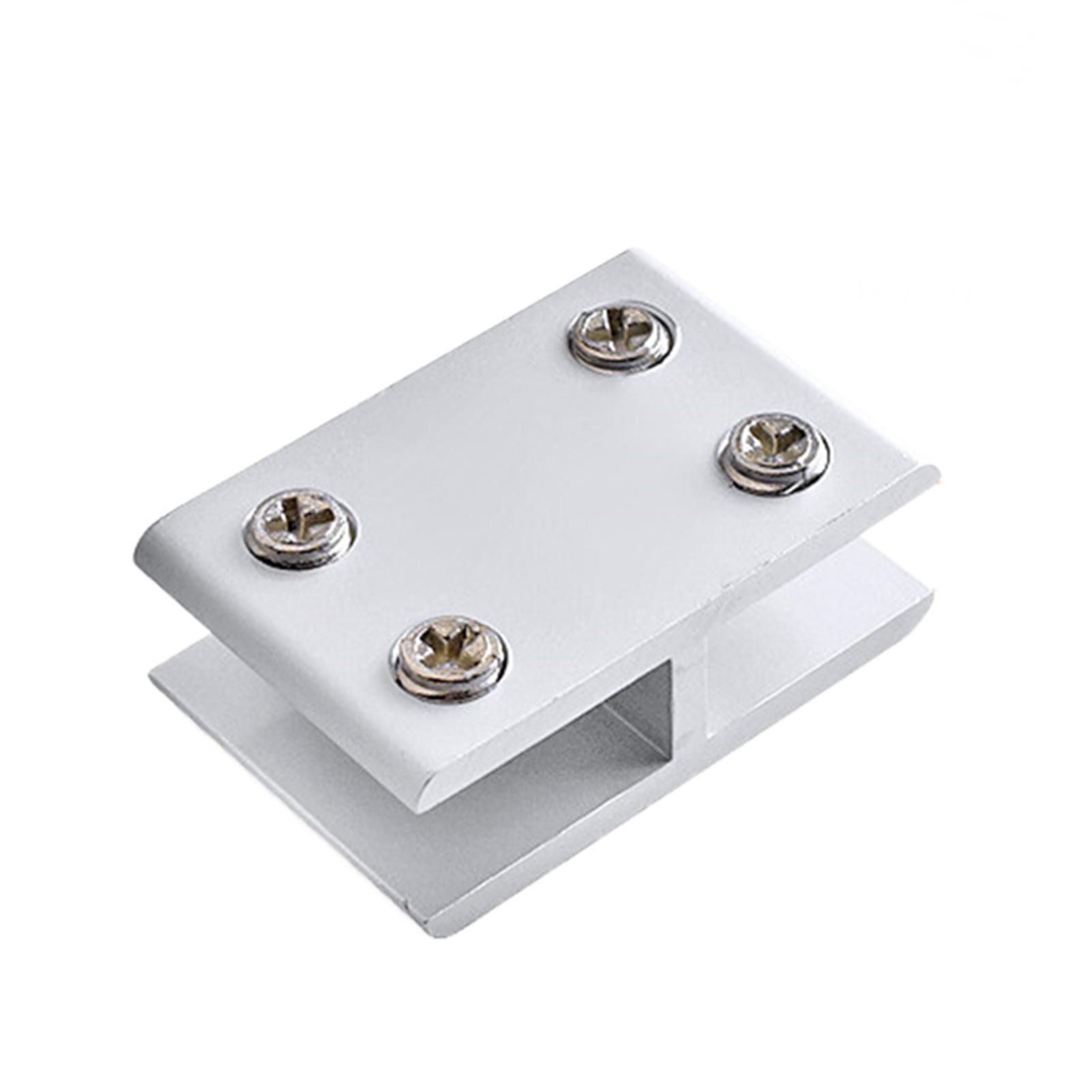 

Wall Mount Glass Clip Holder Anti-Rust & Corrosion Resistant Use for Balcony Railings Offices WWO66 180 degrees