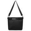 Anta Lifestyle Series Solid Color Simple Zipper Closure Fabric Crossbody Shoulder Bag Unisex bags Black Light-Khaki 192518142