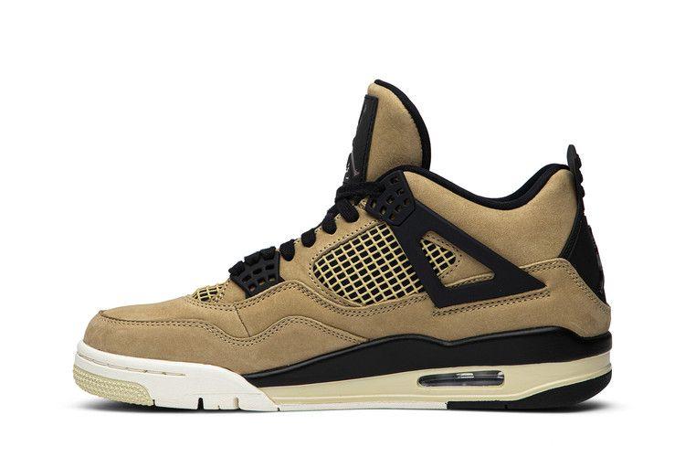 Women's Sneakers Nike Jordan 4 Retro Fossil (Women's) Mushrom/Multi-Color-Black-Fossil-Pale Ivory