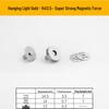 Triple Strength No-Sew Round Electroplated Magnetic Bag Buckle with Thickened Metal Pin