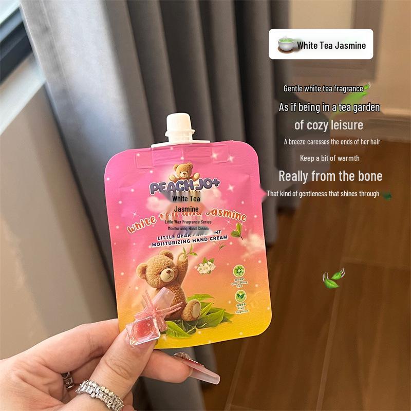 

Yalin PEACHJO+ Ведмедик Крем для рук: Легко ароматизований, Нежирний, Зволожуючий та Захищає від обвітрювання.