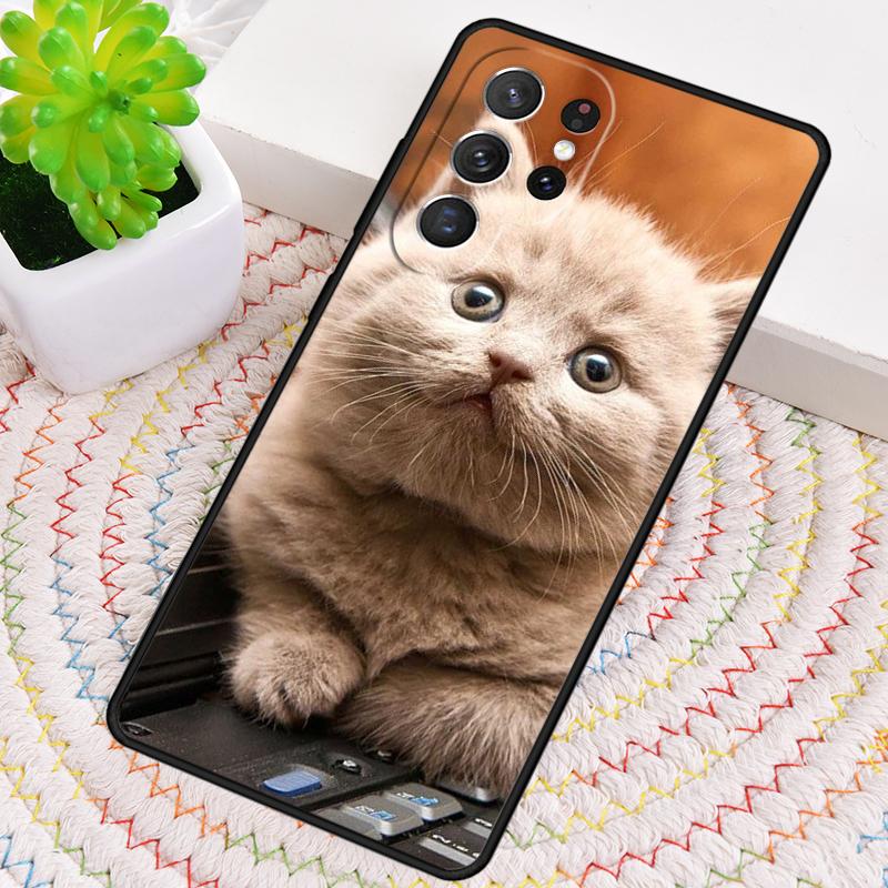 Cute Kittens Cat Phone Case for Samsung Galaxy Note 10 Pro S26 Ultra S23 S24 FE S25 S21 S22 PLUS Shockproof Cove
