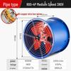 High Power Industrial SF Axial Exhaust Fan 220V/380V for Duct Ventilation & Kitchen Smoke Extraction