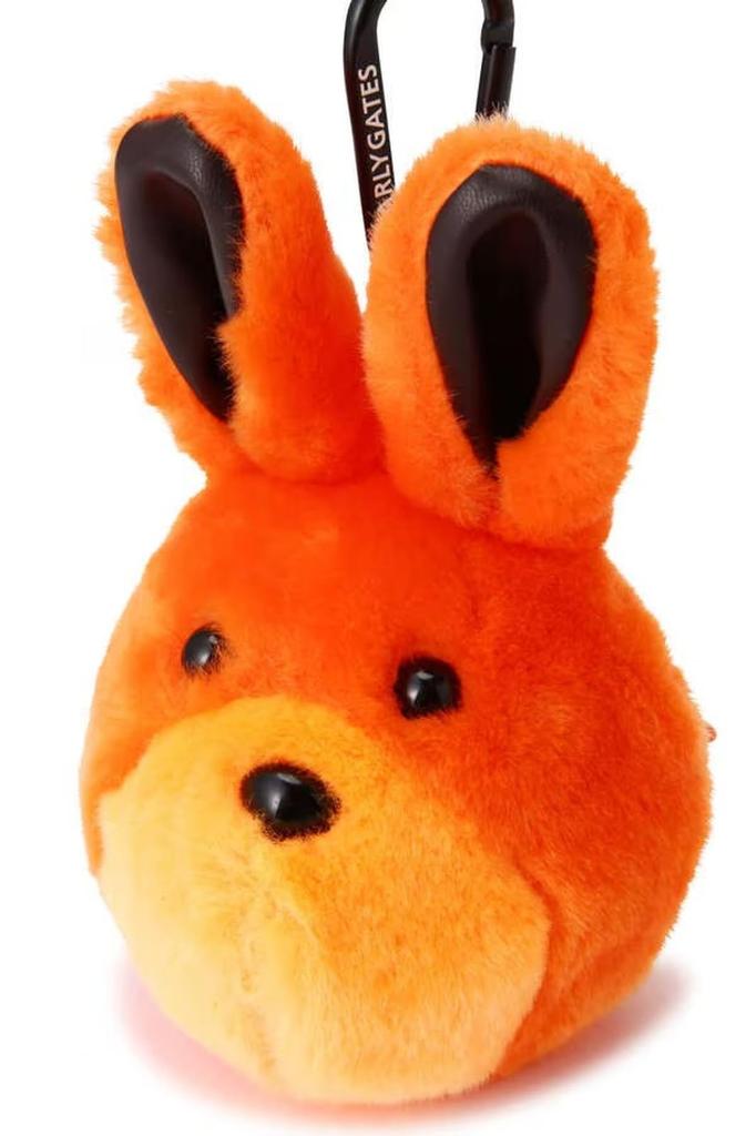 PEARLY GATES Ball Case (ORANGE Rabbit Shape with Carabiner) / Golf / 053-4284008 150_Orange FR