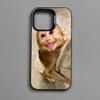 Cute Funny Monkey Phone Case for iPhone 17 16 15 14 13 Pro 12 11 Pro Max PLUS Color Back Cover