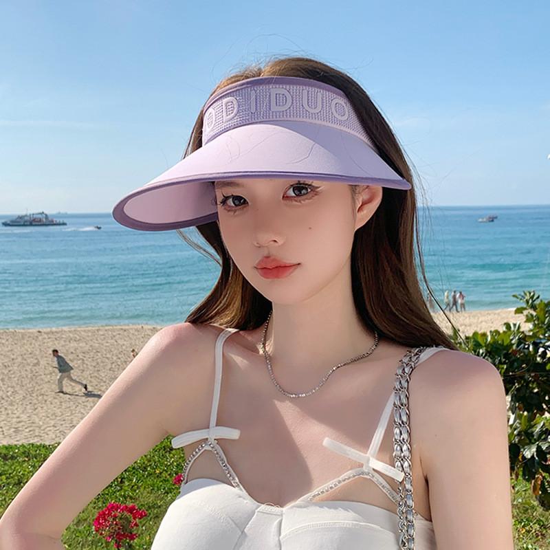 Summer Uv Protection Summer Hat With Wide Brim And Breathable Ice Silk For Outdoor Women