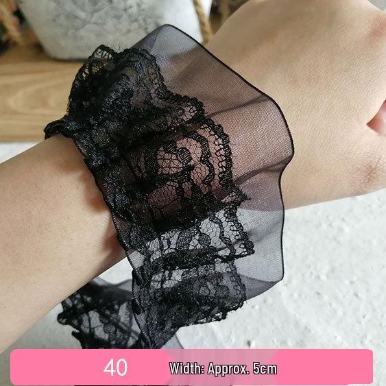 Handmade Lace Trim: Mesh for Baby Clothes, Curtains, Skirts, Pleated Decorative Fabric