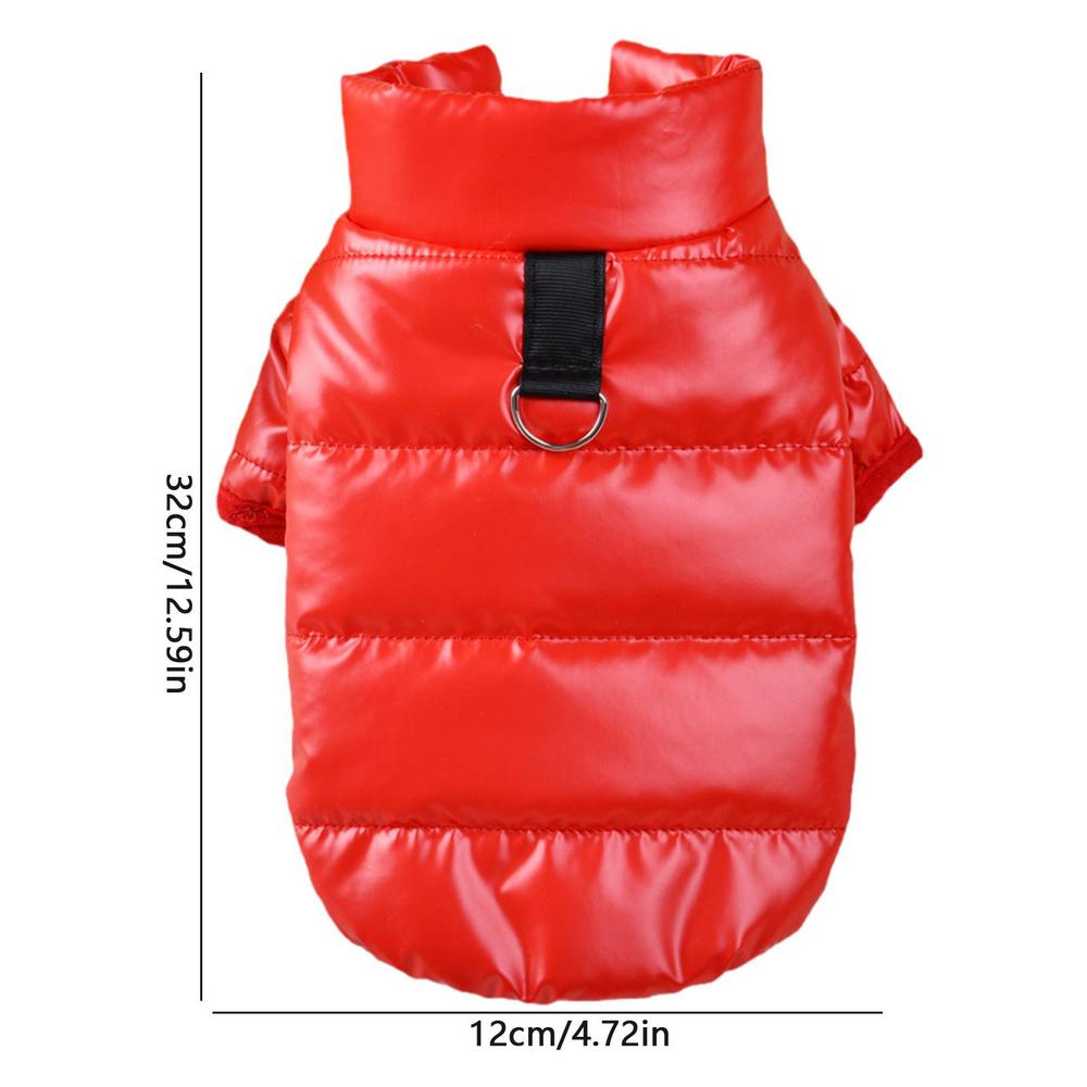 

Winter Dog Jacket Pet Clothes Waterproof French Bulldog Yorkshire Chihuahua Small Large Dogs Coat Warm Puppy Cat Clothing Outfit (Red,XL) красный