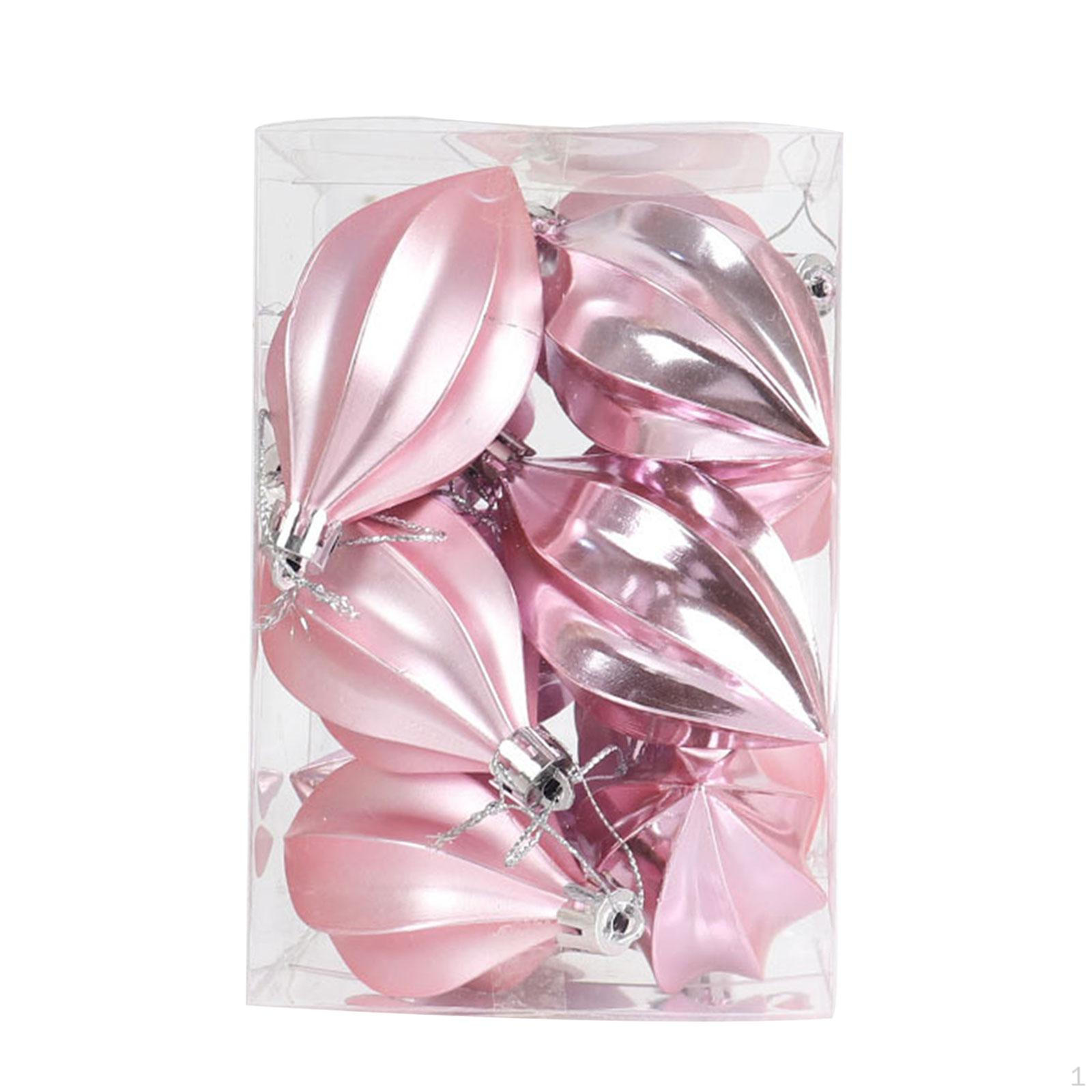 

8 декоративных рождественских подвесок, украшения для праздника на открытом воздухе, осень, зима, розовый