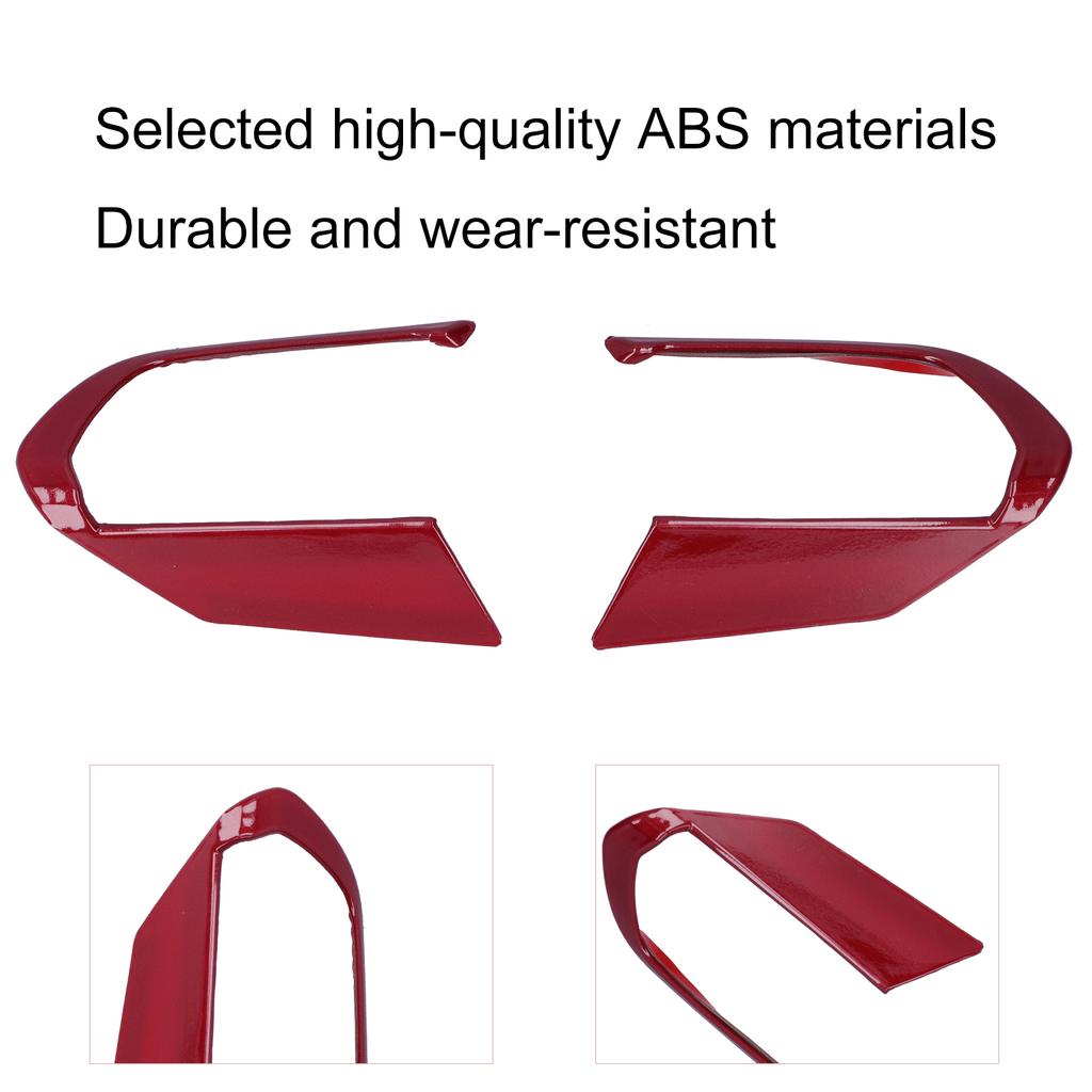 2pcs Auto Steering Wheel Cover Trim Left and Right Position Fit for 3CelsiusAxela 2020