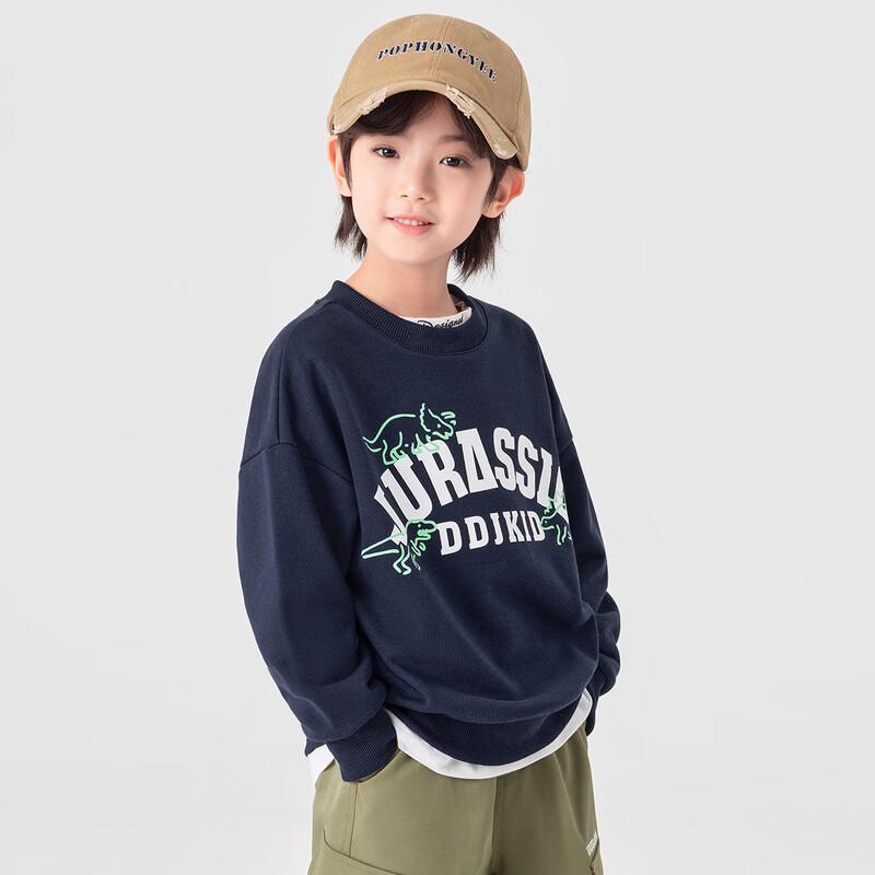 Boys  Dinosaur Print Cotton Blend Sweatshirt