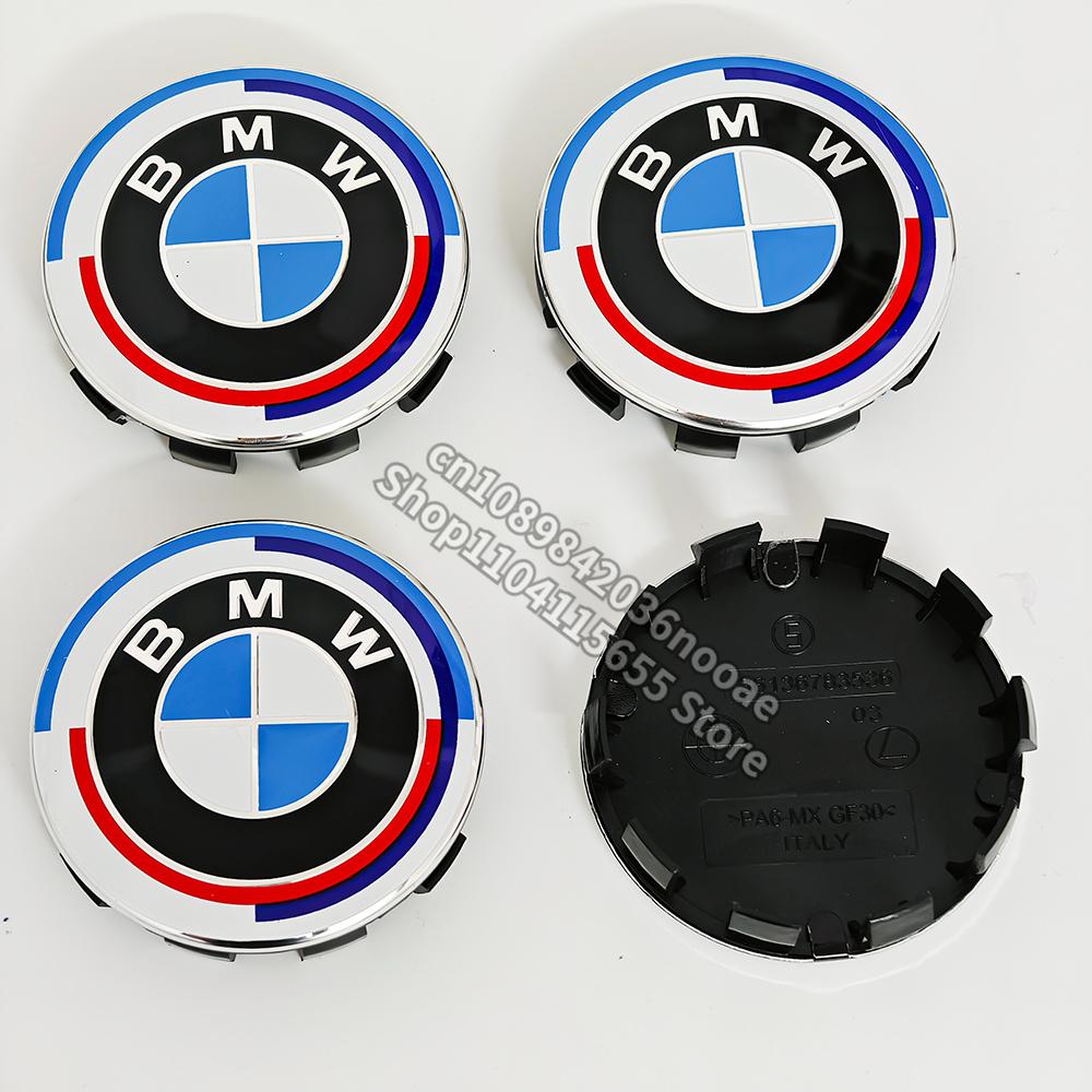 AABU1 4 Pcs 68mm 56mm Wheel Center Cap for BMW E90 E87 F30 F20 F10 E60 F01 F02 G20 G30 G38 G14 F22 X1 X3 X4 X5 X6 M1 M2 M3 M4 M5 M6 M8