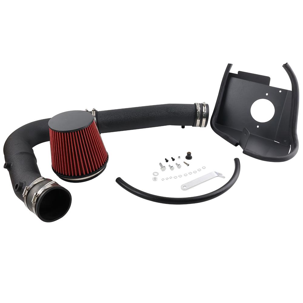 

Cold Air Intake Kit 63-1564 For 2011+ Dodge Challenger/Charger & Chrysler 300 3.6L V6 - +8HP Gain power System Filter Induction BLACK PIPE