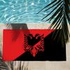 Nazione A-Bandiera dell'Albania Asciugamano Asciugatura Asciugamano da Bagno Applicabile a Nuoto Leggero Campeggio Yoga Spiaggia Fuori