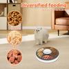 Dry Wet Food Cat Feeder with Timer 6 Meals Pet Food Auto Feeder Battery Powered Fresh Food Dispenser for Domestic Pets