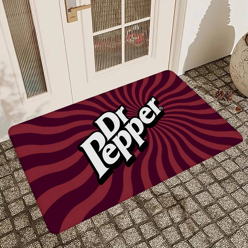 D-Dr Peppers Logo Door Mat Washable Non-Slip Living Room Sofa Chairs Area Mat Kitchen Bedside Area Rugs