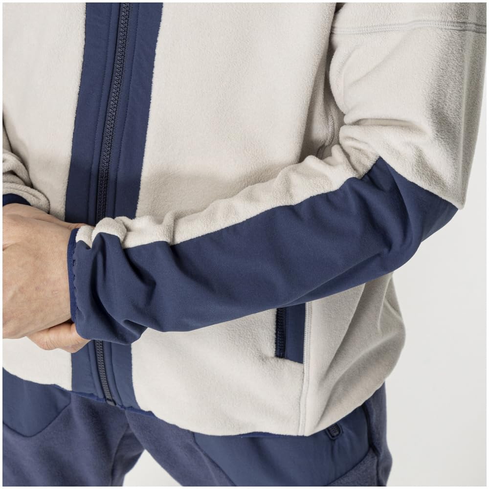 Mizuno Waterproof Fleece and Cloud 32MCB558 Men's Hoodie, Water-Repellent Warm, Beige,