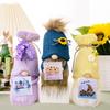 Decorative Unique Bee Gnome Plush Doll With Cozy Knitted Hat For Seasonal Accents Home