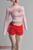 Figure School Girl Beauty 2023 Red Gym Wear Sports Shorts Pants and Vest Not [TOYBARJAPAN] 1/6 Accessories/High (Body Included)