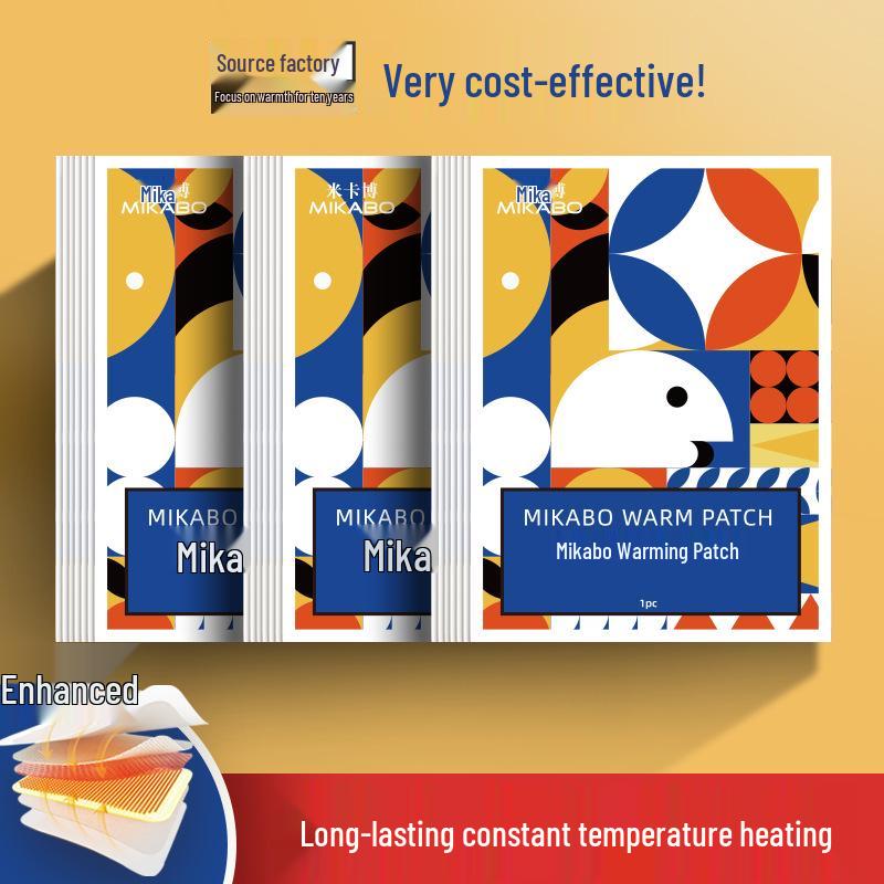 

Мика Бо Полынный Теплый Детский Пластырь - Усиленная Зимняя Защита от Холода Тепловой Пластырь для Тела, Талии и Живота. 10 pieces