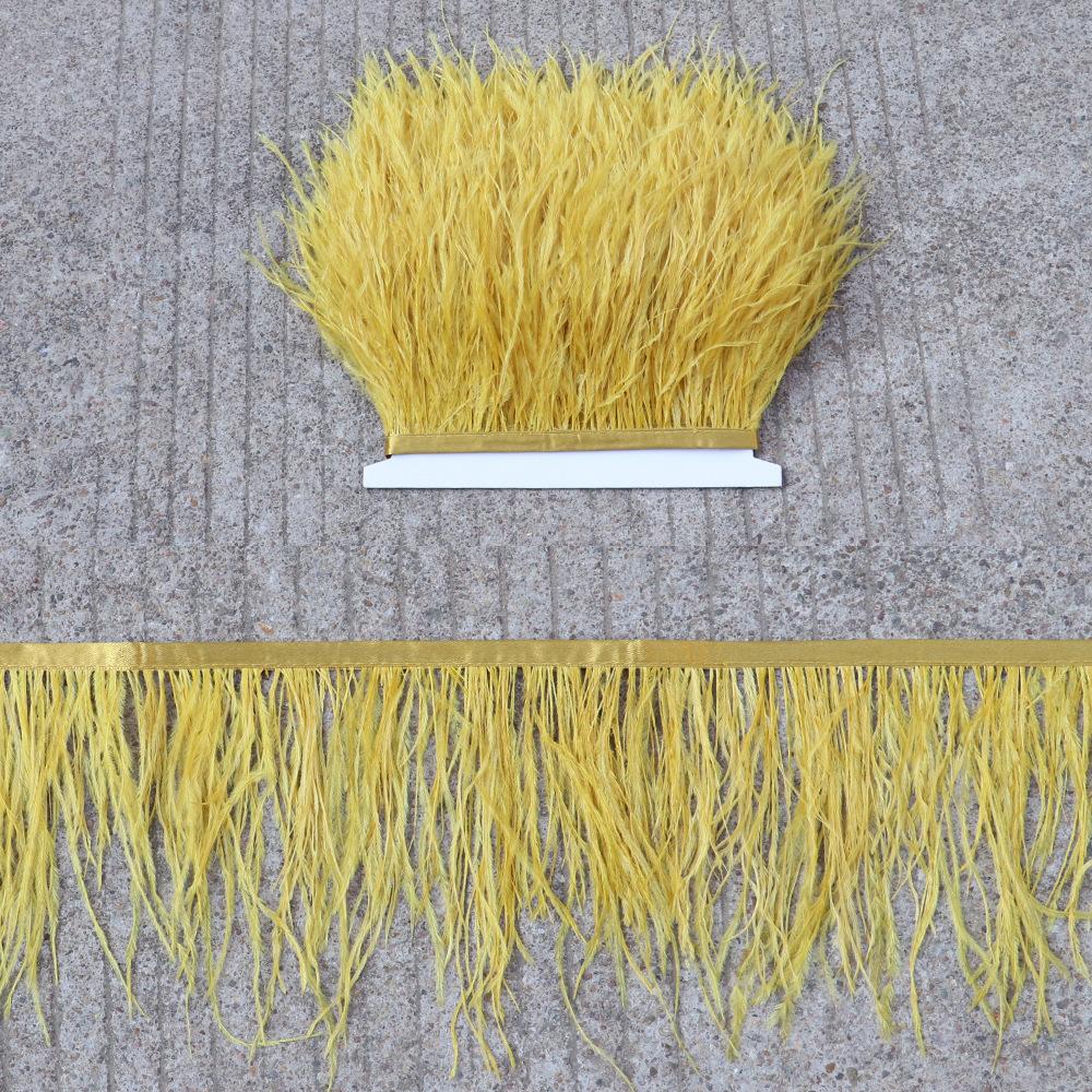 Thickened Encryption Ostrich Hair Cloth Edge 10-15Cm Feather Clothing Skirt Accessories