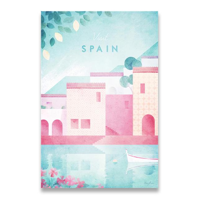 Famous World Travel Rome Poster Spain Attractions Canvas Painting Wall Art Posters and Prints Pictures For Living Room Decor No Frame