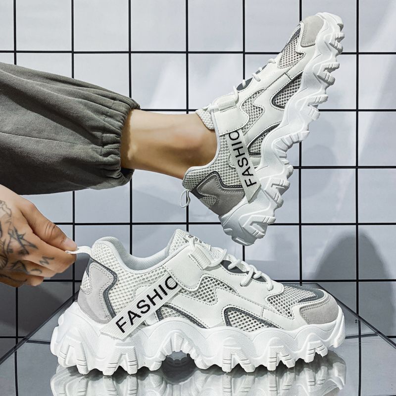 Fashion Miked Colour Mesh Upper Running Male Sports Shoes Cheap Liquidation Jogging Low Price Summer Sale Unisex Men's Casual Sneakers