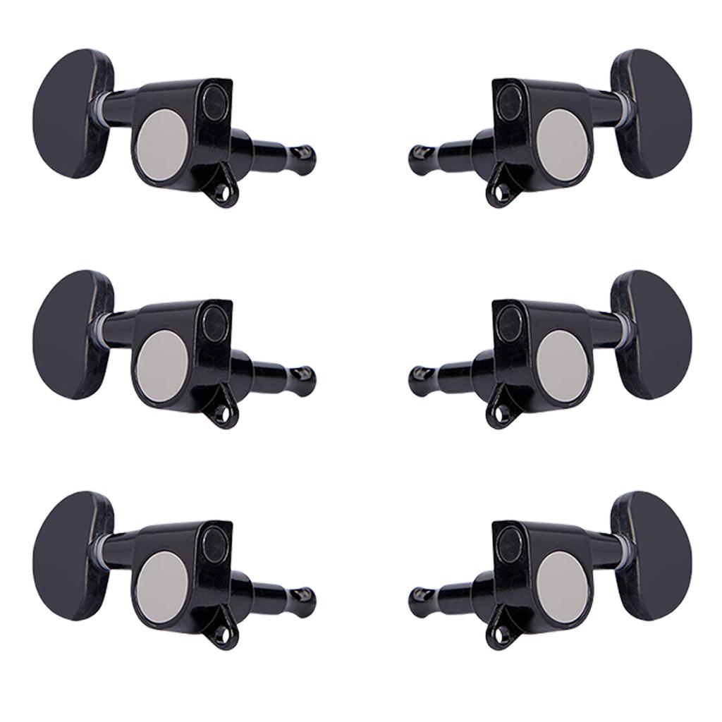 6Pcs Sealed Guitar Tunings Key Machine Head String Tuners Replacement  3L3R Guitar String Tunings Peg Guitar Accessory