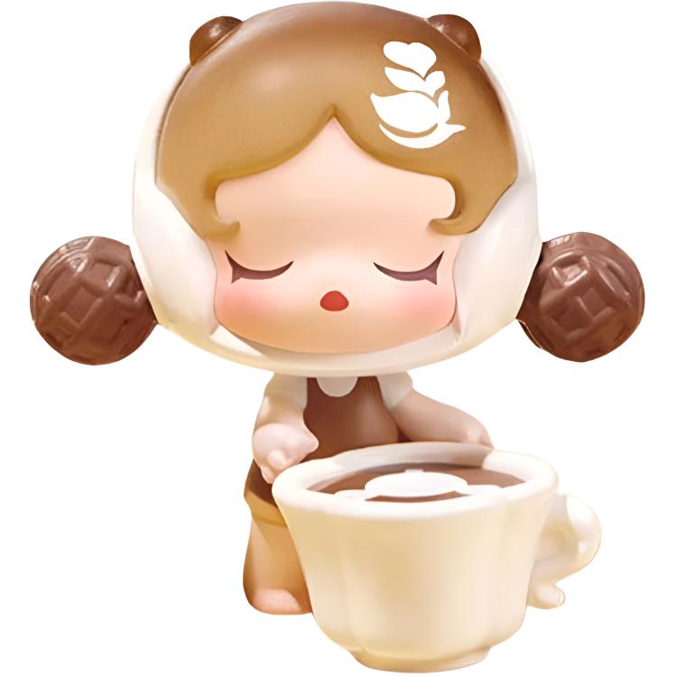 POP MART LABUBU Kaffee-Fabrik Kollektion Puppen Mystery Boxen, Einzelne Mystery Box