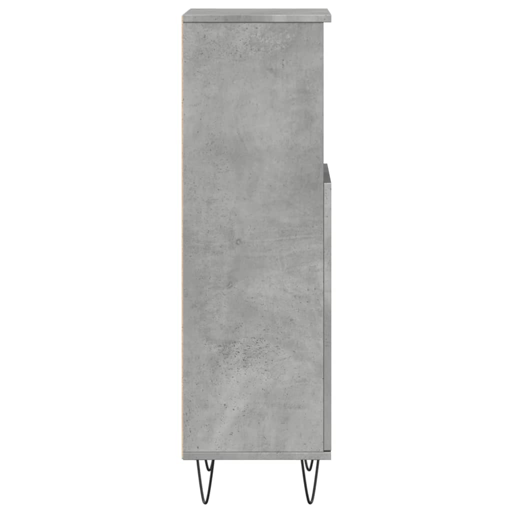 Vidaxl Bathroom Cabinet, Concrete Grey, 30X30X100 Cm