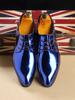 Men Leather Shoes Trend Pointed Toe New Fashion Bright Casual Business Shoes Casual Wedding Shoes Big Size