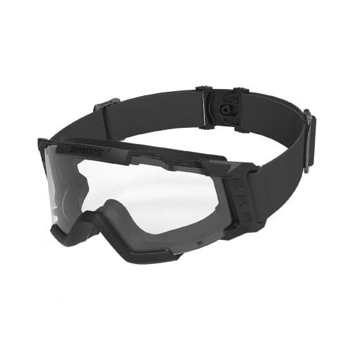 SWANS Tactical Goggles SG-2280 Black Clear Lens