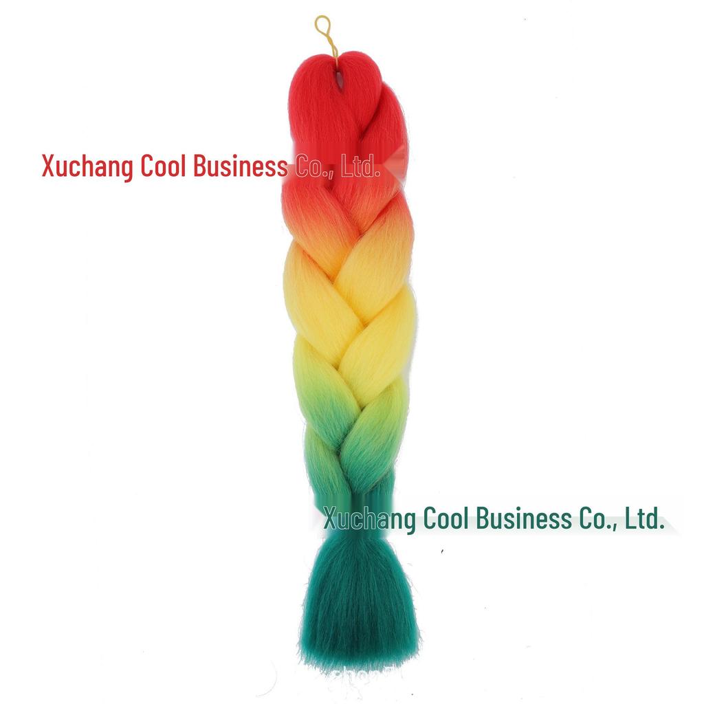 Three, Four, Five-Color Gradient High-Temp Fiber Jumbo Braid Material