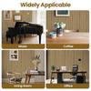 1 Roll Self-Adhesive Wood Grain Wall Panel Waterproof Background Wall Grille Sticker Suitable for Ceiling Living Room Decoration