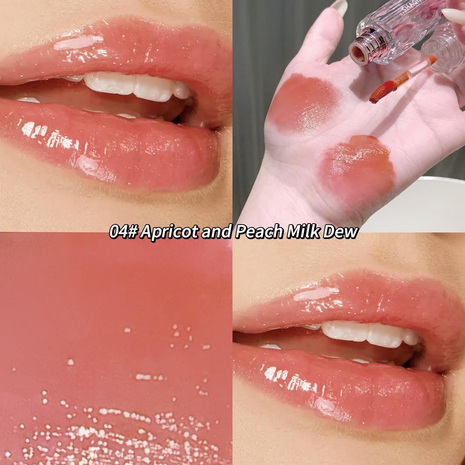 

SHAQINUO Питательный увлажняющий блеск для губ One Swipe для полного блеска губ