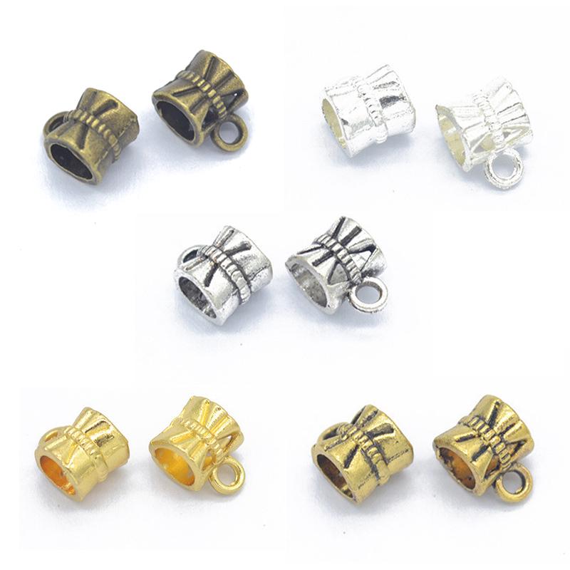 30Pcs/Lot Jewelry Accessories Pendant Connector Three Hole Beads DIY Retro Findings