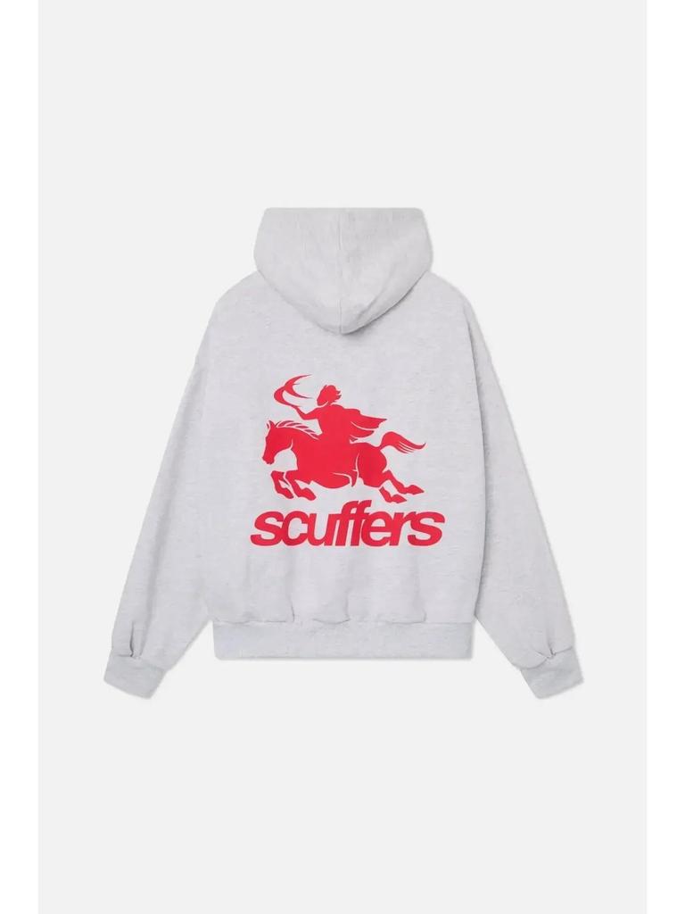 Scuffers Gothic Core Damen Schwarz Ultraleicht Logo Hoodie Sweatshirt