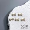 Lux Zircon Bowknot Nail Art Jewelry - Sparkling French Niche Design