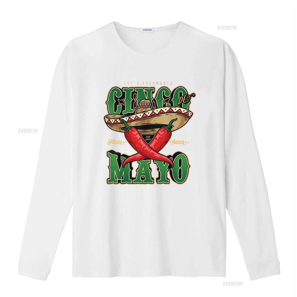 Cinco de Mayo Lets Celebrate With Hot Chilli T Shirt vintage Washed Versatile Stylish Stretched Breathable Comfortable