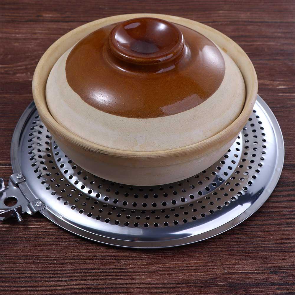 Induction Cooktop Electric Gas Stove Coffee Collapsible Milk Stainless Steel Heat Diffuser Reducer Flame Guard Simmer Plate
