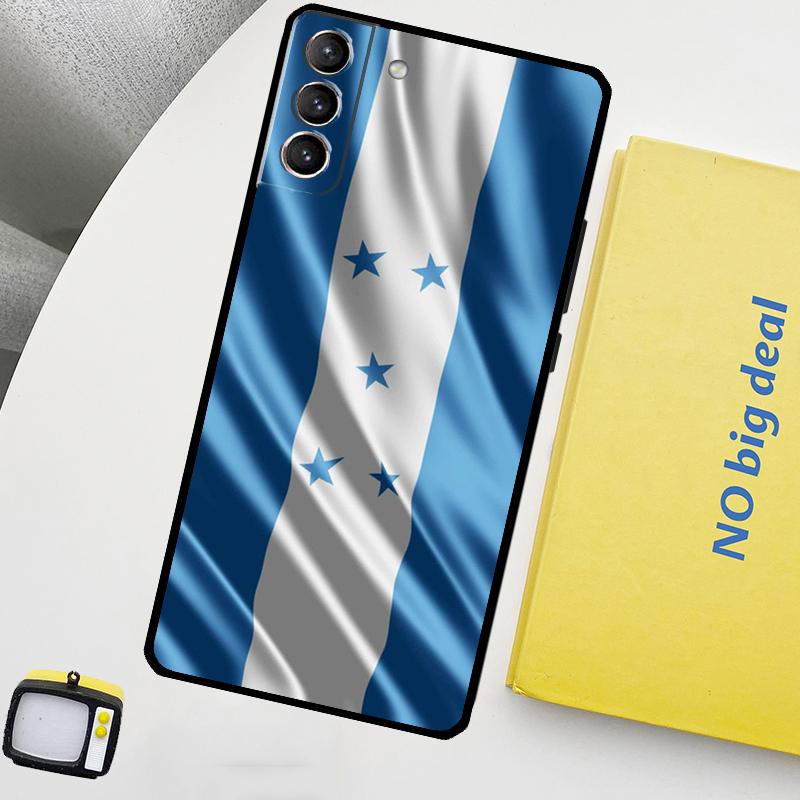 Honduras Flagge Handyhülle Für Samsung Galaxy S25 Ultra S20 S21 S22 S23 Plus S24 Ultra S9 S10 S25 FE Hülle