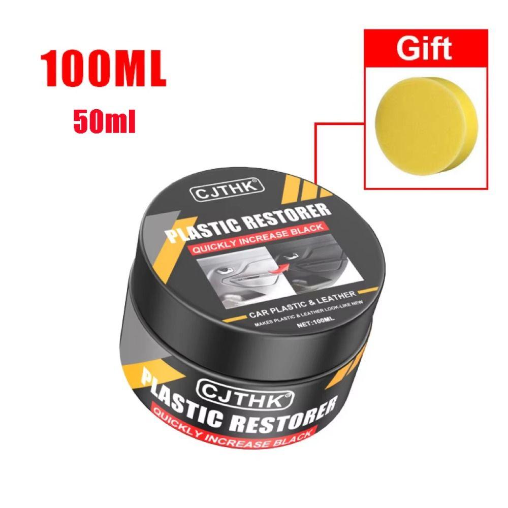Dustproof Car Plastic Restorer Back To Black Gloss Coating Agent  Interior Leather & Panel